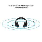 Logitech G533 Wireless Gaming Headset with Surround Sound