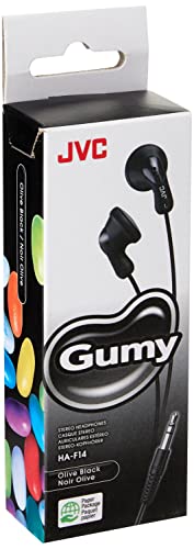 JVC Gumy In-Ear Wired Headphones - Black