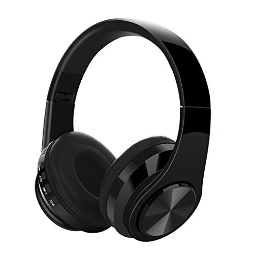 Foldable Wireless Bluetooth Headphones with Mic (Type1 black)