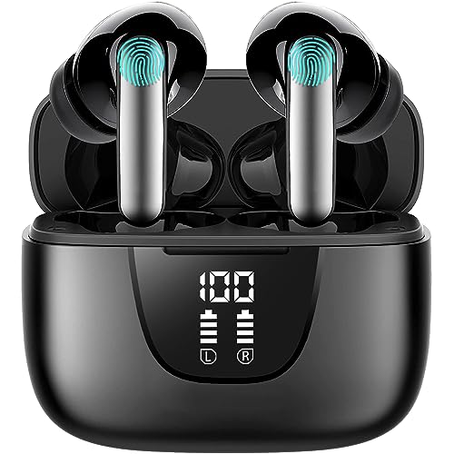 Wireless Bluetooth Earbuds - HiFi Stereo, Waterproof, LED