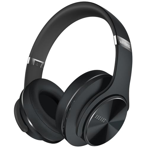 DOQAUS Foldable Bluetooth Headphones, 52 Hrs Playtime, 3 EQ Modes