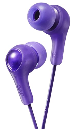 Purple JVC Gumy In-Ear Headphones, Secure Fit