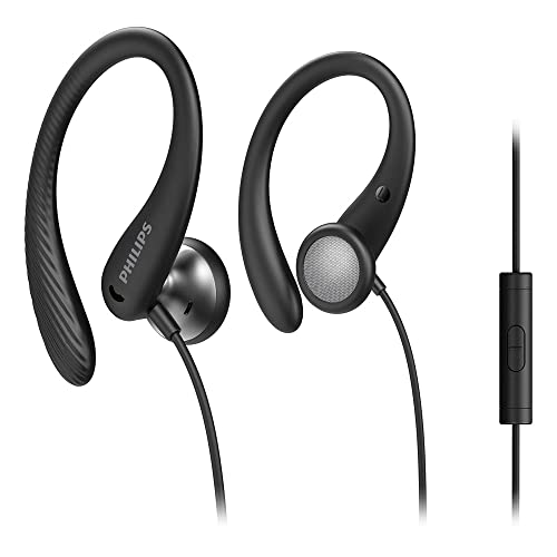 PHILIPS Sports Headphones with Microphone - Black
