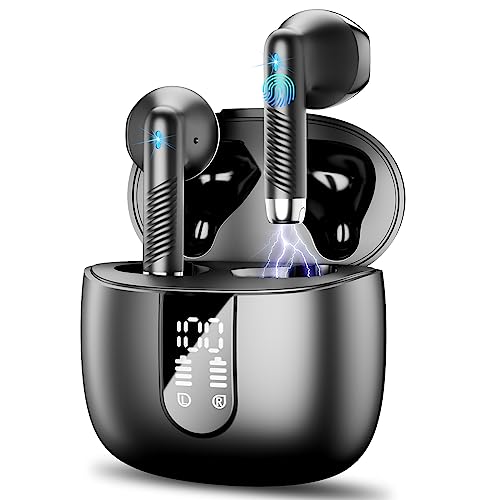 Wireless Earbuds, Bluetooth 5.3 Headphones with Noise Cancelling