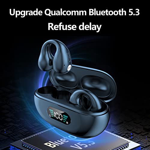 Waterproof Bluetooth Earclip Headphones with Noise Cancelling