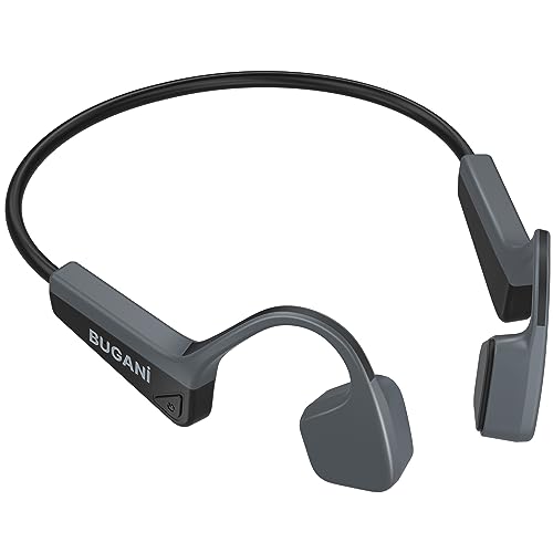 BUGANI Bluetooth Open-Ear Headphones: Waterproof, Wireless, 8H Playtime
