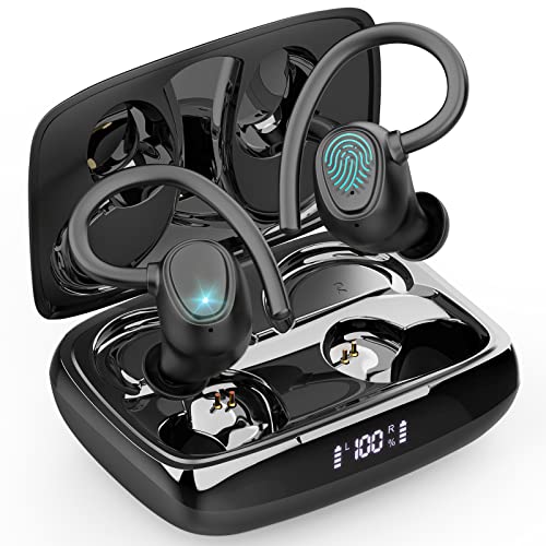 Waterproof Wireless Earbuds with Mic, Stereo Sound
