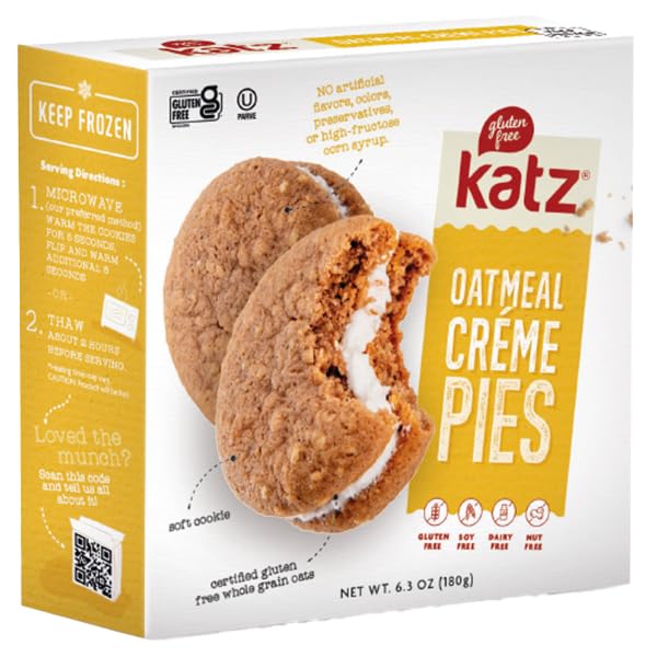 Katz Oatmeal Crème Pie - Gluten Free - 1 Pack