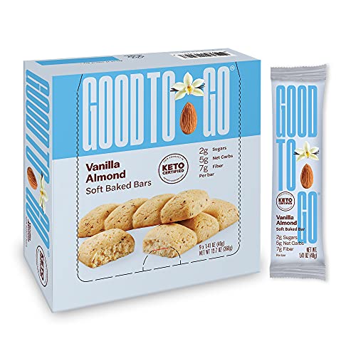 Vanilla Almond Soft Baked Bars - 9 Pack Gluten-Free, Keto, Paleo, Low Carb