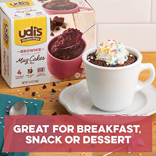 Udi's Gluten Free Brownie Mug Cake Mix, 8.4 oz