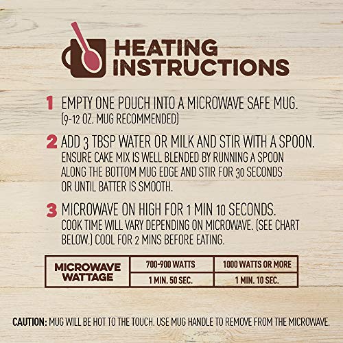 Udi's Gluten Free Brownie Mug Cake Mix, 8.4 oz