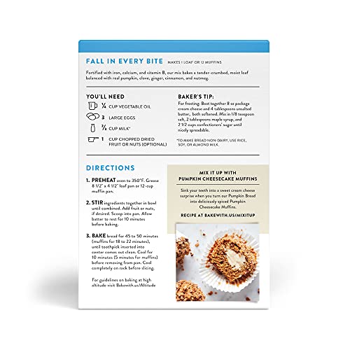 King Arthur Gluten Free Pumpkin Bread Mix (12 oz)