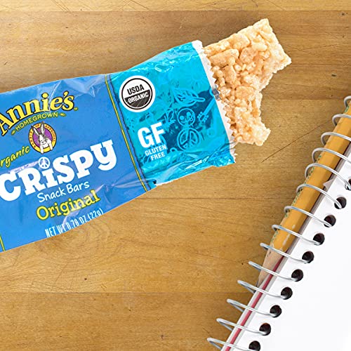 Annie's Organic Gluten Free Crispy Snack Bars - 5 Bars