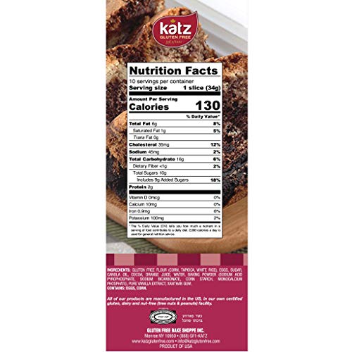 Katz Gluten Free Marble Loaf - Dairy, Nut, Soy Free
