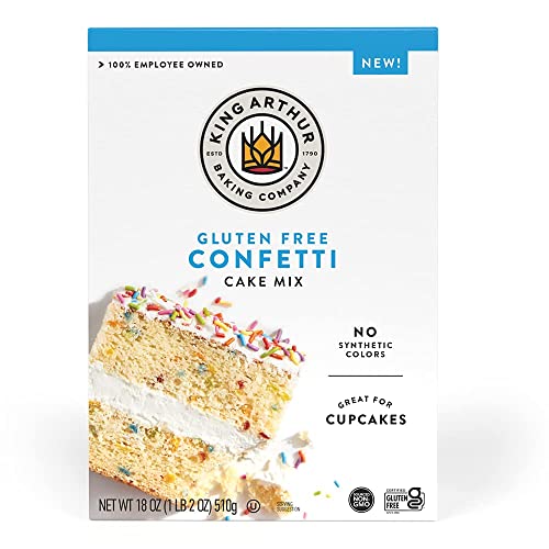 Gluten-Free King Arthur Confetti Cake Mix, 18 Oz