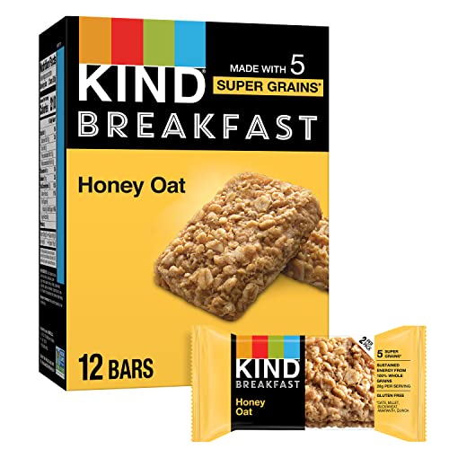 KIND Gluten Free Honey Oat Breakfast Bars, 6 Pack