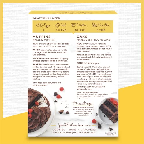 Simple's Almond Flour Chocolate Mix for Muffins & Cakes