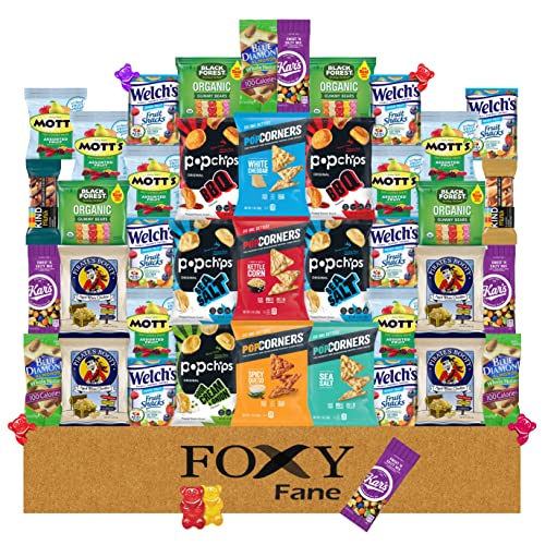 Foxy Fane 40-Count Holiday Variety Pack of Gluten-Free Snacks