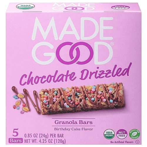 Organic Chocolate Drizzled Granola Bars, 4.25 OZ