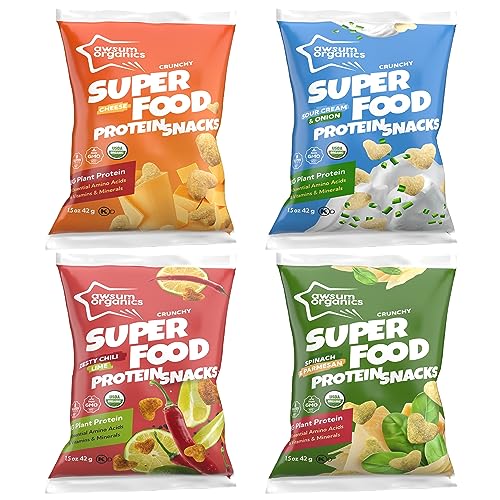 Awsum Organics Gluten Free SUPERFOOD Protein Puffs (4 packs)