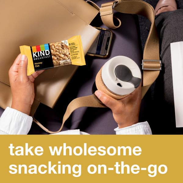 KIND Gluten Free Honey Oat Breakfast Bars, 6 Pack