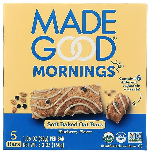 Organic Blueberry Bars, 5ct, Gluten Free Snacks