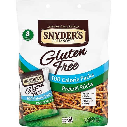 Gluten Free Pretzel Sticks, 100 Calorie Packs, 8-Pack