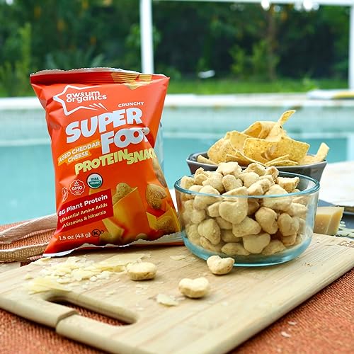 Awsum Organics Gluten Free SUPERFOOD Protein Puffs (4 packs)