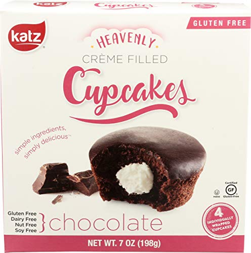 Katz Gluten Free Chocolate Crème Cupcakes (4 Pack)