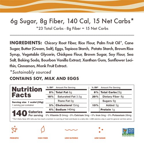Rip Van Wafels Gluten-Free Dutch Stroopwafels, 12-Pack