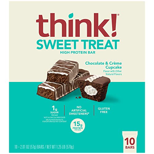 Gluten Free High Protein Chocolate Cupcake Snacks, 10-Pack