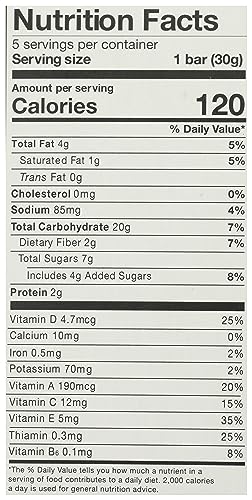 Organic Blueberry Bars, 5ct, Gluten Free Snacks