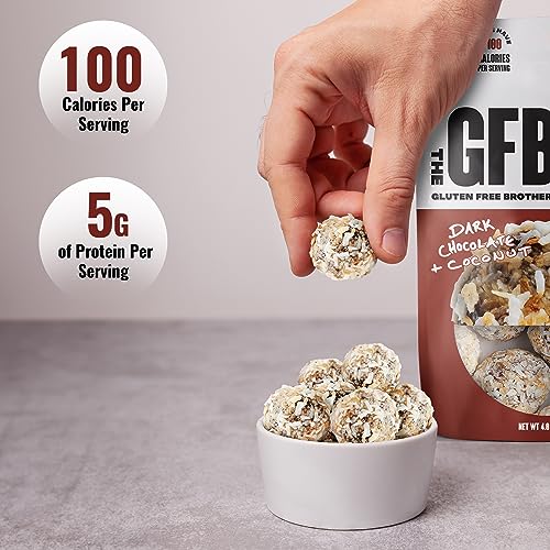 Gluten Free Dark Chocolate Coconut Protein Balls, 4oz