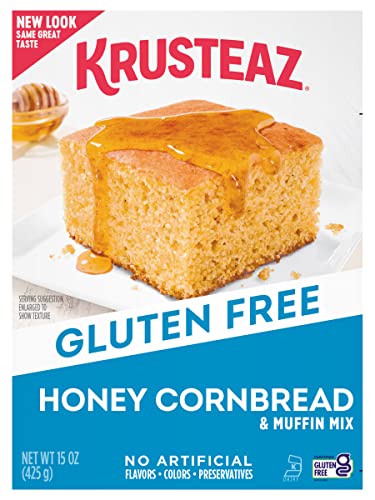 Krusteaz Honey Cornbread Mix, Real Honey, Gluten Free