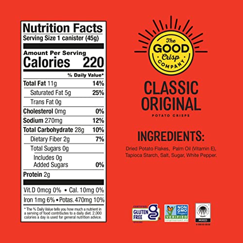 Good Crisp Co. Mini Original Gluten-Free Potato Chips