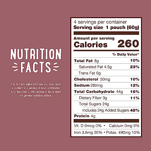 Udi's Gluten Free Chocolate Mug Cake Mix, 4-Pack