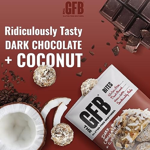 Gluten Free Dark Chocolate Coconut Protein Balls, 4oz