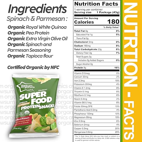 Awsum Organics Gluten Free SUPERFOOD Protein Puffs (4 packs)