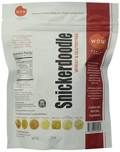 WOW Baking Co. Snickerdoodle Cookies, Gluten Free, 8 oz