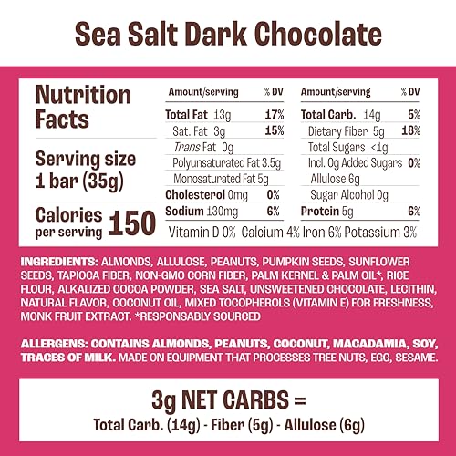 Munk Pack Nut & Seed Bar - Salty Chocolate