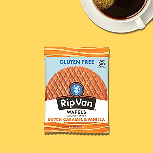 Rip Van Wafels Gluten-Free Dutch Stroopwafels, 12-Pack