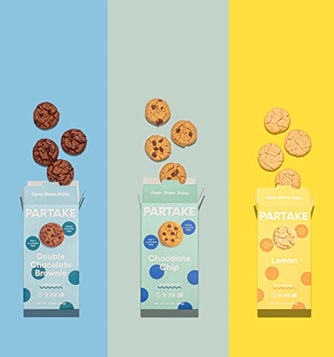 Partake Soft Baked Cookies Variety Pack - Vegan & Allergy-Friendly