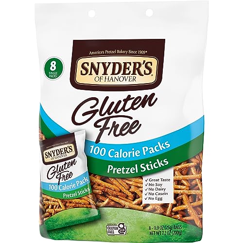 Gluten Free Pretzel Sticks, 100 Calorie Packs, 8-Pack