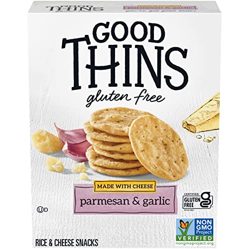 Parmesan & Garlic Rice & Cheese Gluten-Free Crackers