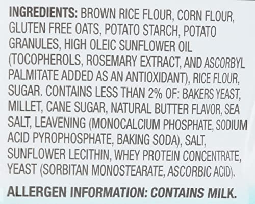 Milton's Gluten Free Sea Salt Crackers - Non-GMO, Kosher, Certified Gluten Free - 4.5 Oz