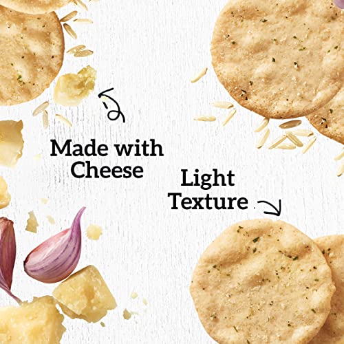Parmesan & Garlic Rice & Cheese Gluten-Free Crackers