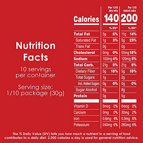 Duncan Hines Keto Classic Yellow Cake Mix, Gluten-Free