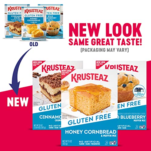 Krusteaz Honey Cornbread Mix, Real Honey, Gluten Free