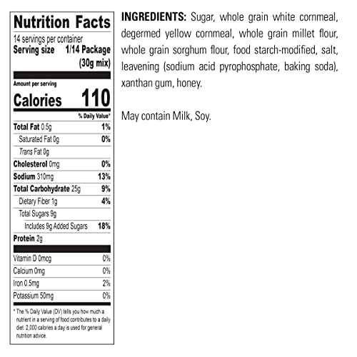 Krusteaz Honey Cornbread Mix, Real Honey, Gluten Free