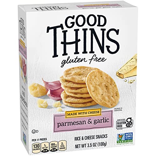 Parmesan & Garlic Rice & Cheese Gluten-Free Crackers